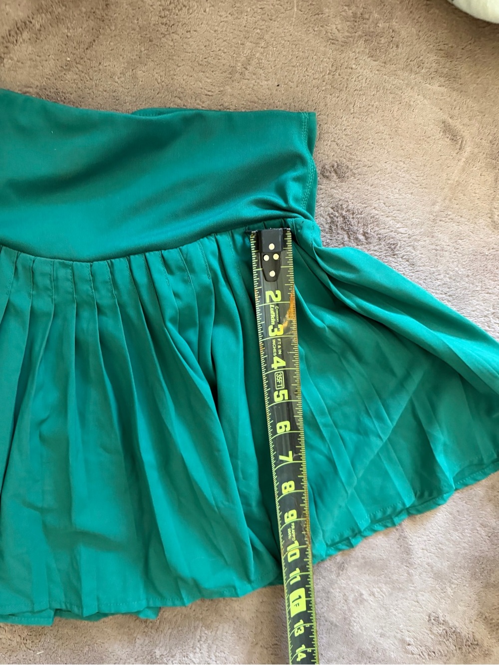 all in motion Green Pleated Skirt Set with Matching Tank - Picture 7 of 8